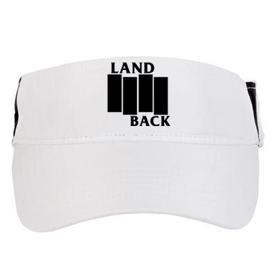 Land Back Movement, Native American LandBack Adult Drive Performance Visor