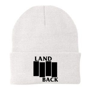 Land Back Movement, Native American LandBack Knit Cap Winter Beanie