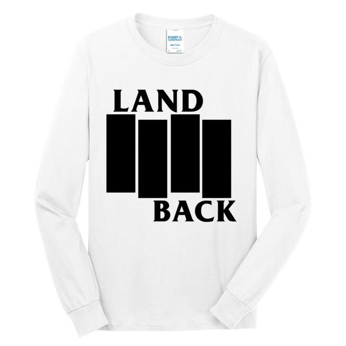 Land Back Movement, Native American LandBack Tall Long Sleeve T-Shirt