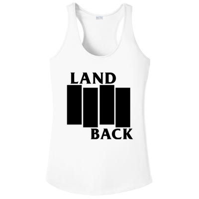 Land Back Movement, Native American LandBack Ladies PosiCharge Competitor Racerback Tank