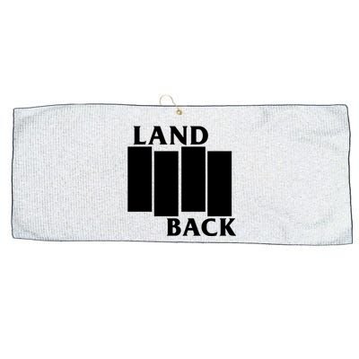 Land Back Movement, Native American LandBack Large Microfiber Waffle Golf Towel