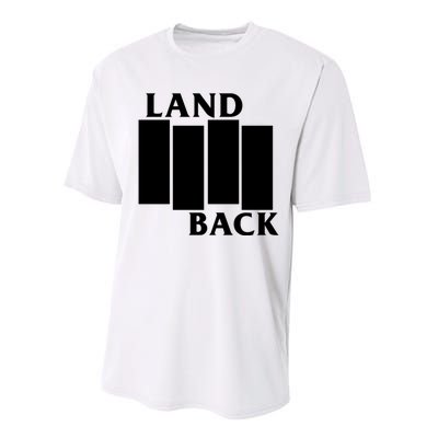 Land Back Movement, Native American LandBack Performance Sprint T-Shirt