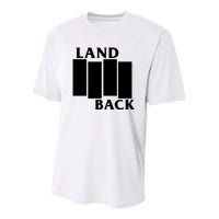 Land Back Movement, Native American LandBack Youth Performance Sprint T-Shirt