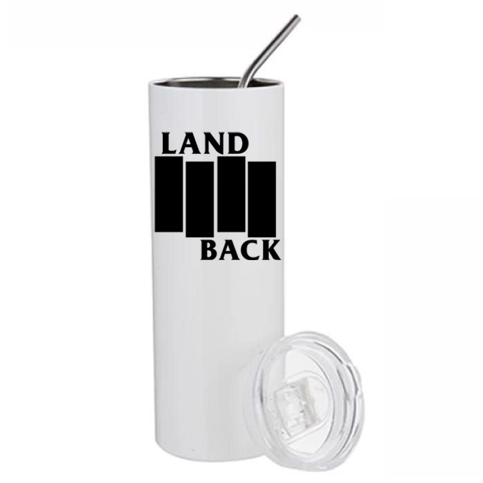 Land Back Movement, Native American LandBack Stainless Steel Tumbler