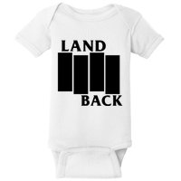 Land Back Movement, Native American LandBack Baby Bodysuit