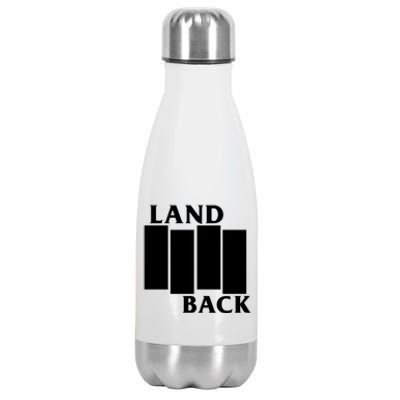 Land Back Movement, Native American LandBack Stainless Steel Insulated Water Bottle