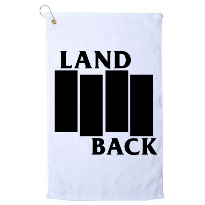 Land Back Movement, Native American LandBack Platinum Collection Golf Towel