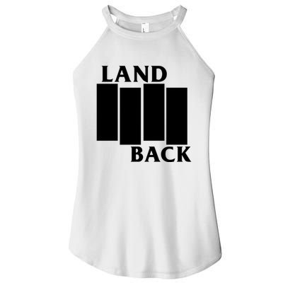 Land Back Movement, Native American LandBack Women's Perfect Tri Rocker Tank