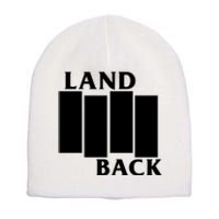 Land Back Movement, Native American LandBack Short Acrylic Beanie