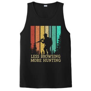 Less Browsing More Hunting Wildlife Vacation Outdoor Gift PosiCharge Competitor Tank