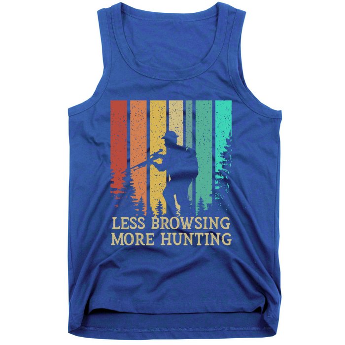 Less Browsing More Hunting Wildlife Vacation Outdoor Gift Tank Top