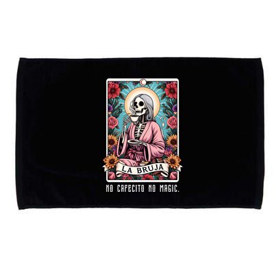La Bruja No Cafecito No Magic Skeleton Microfiber Hand Towel