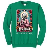 La Bruja No Cafecito No Magic Skeleton Sweatshirt