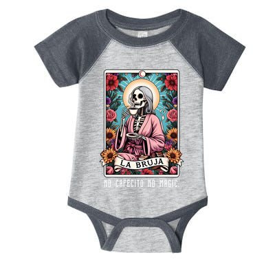 La Bruja No Cafecito No Magic Skeleton Infant Baby Jersey Bodysuit