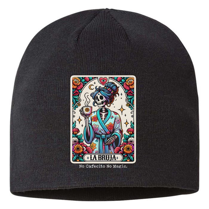 La Bruja No Cafecito No Magic Skeleton Sustainable Beanie