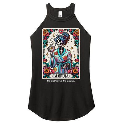 La Bruja No Cafecito No Magic Skeleton Women's Perfect Tri Rocker Tank