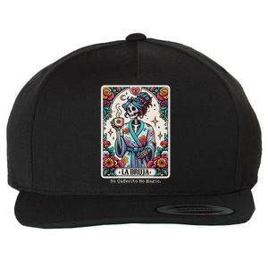 La Bruja No Cafecito No Magic Skeleton Wool Snapback Cap