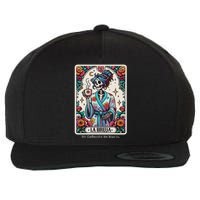 La Bruja No Cafecito No Magic Skeleton Wool Snapback Cap