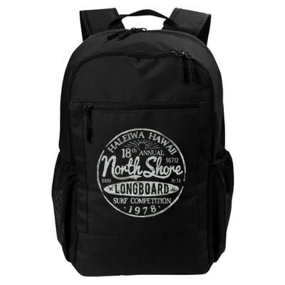 Long Board North Shore Surf Vintage Hawaii Beach Backpack