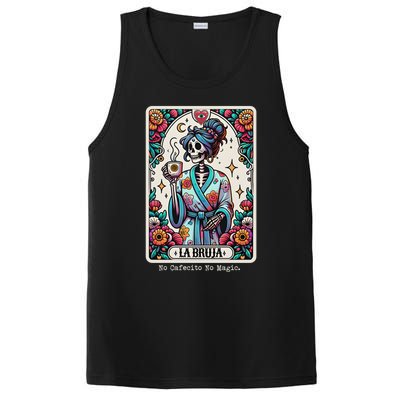 La Bruja No Cafecito No Magic Skeleton Women PosiCharge Competitor Tank