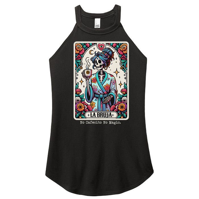 La Bruja No Cafecito No Magic Skeleton Women Women's Perfect Tri Rocker Tank