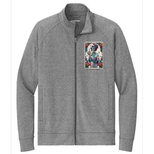 La Bruja No Cafecito No Magic Skeleton Women Stretch Full-Zip Cadet Jacket