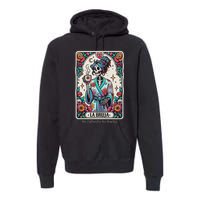 La Bruja No Cafecito No Magic Skeleton Premium Hoodie