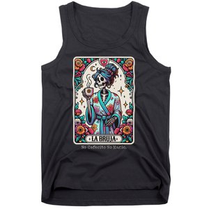 La Bruja No Cafecito No Magic Skeleton Tank Top