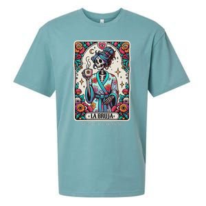 La Bruja No Cafecito No Magic Skeleton Sueded Cloud Jersey T-Shirt