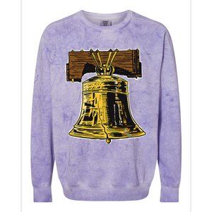 Liberty Bell Novelty Philadelphia Liberty Bell Colorblast Crewneck Sweatshirt