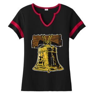 Liberty Bell Novelty Philadelphia Liberty Bell Ladies Halftime Notch Neck Tee