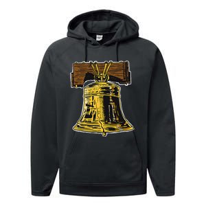 Liberty Bell Novelty Philadelphia Liberty Bell Performance Fleece Hoodie