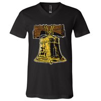 Liberty Bell Novelty Philadelphia Liberty Bell V-Neck T-Shirt