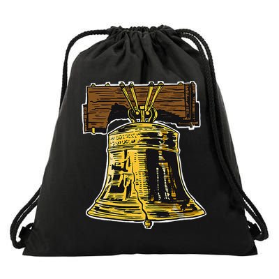 Liberty Bell Novelty Philadelphia Liberty Bell Drawstring Bag