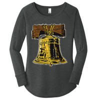 Liberty Bell Novelty Philadelphia Liberty Bell Women's Perfect Tri Tunic Long Sleeve Shirt