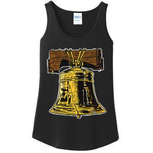 Liberty Bell Novelty Philadelphia Liberty Bell Ladies Essential Tank