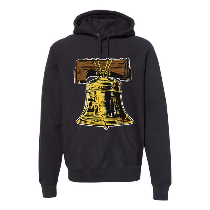 Liberty Bell Novelty Philadelphia Liberty Bell Premium Hoodie