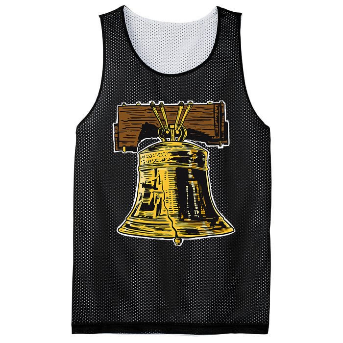 Liberty Bell Novelty Philadelphia Liberty Bell Mesh Reversible Basketball Jersey Tank