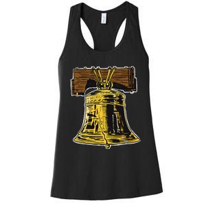 Liberty Bell Novelty Philadelphia Liberty Bell Women's Racerback Tank