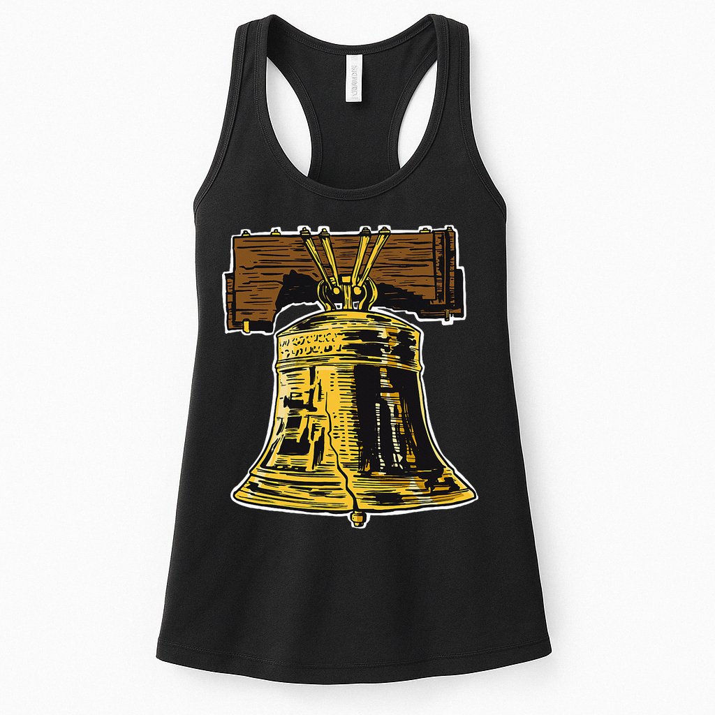 Liberty Bell Novelty Philadelphia Liberty Bell Womens Tank Top