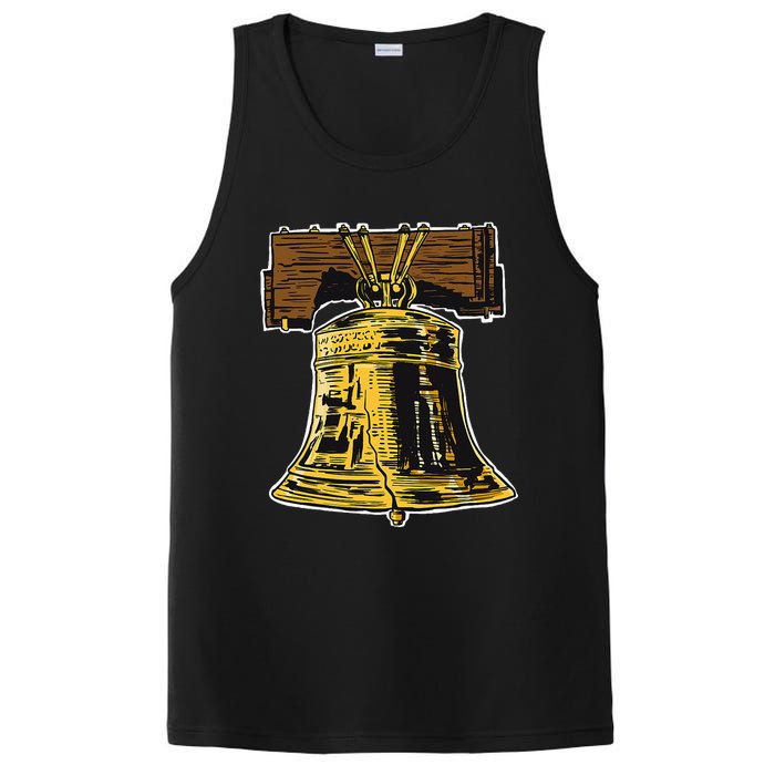 Liberty Bell Novelty Philadelphia Liberty Bell PosiCharge Competitor Tank