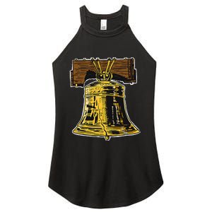 Liberty Bell Novelty Philadelphia Liberty Bell Women's Perfect Tri Rocker Tank