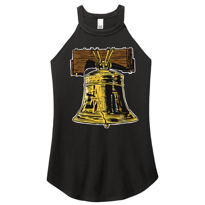 Liberty Bell Novelty Philadelphia Liberty Bell Women's Perfect Tri Rocker Tank