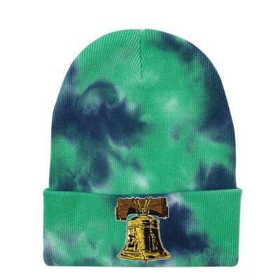 Liberty Bell Novelty Philadelphia Liberty Bell Tie Dye 12in Knit Beanie