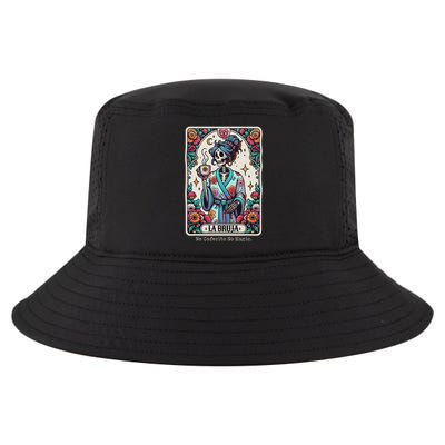 La Bruja No Cafecito No Magic Skeleton Cool Comfort Performance Bucket Hat