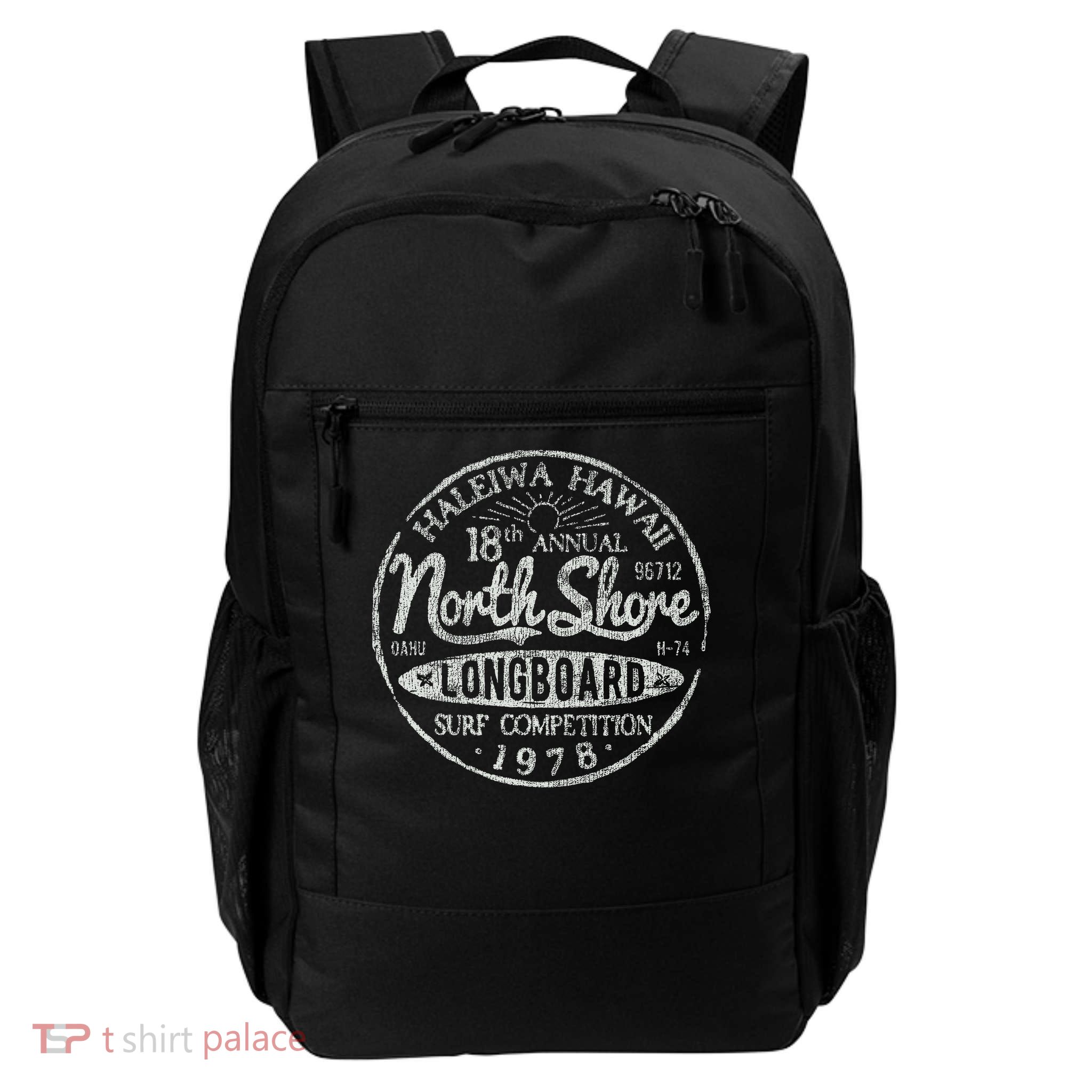 Long Board North Shore Surf Hawaii Beach  Daily Commute Backpack