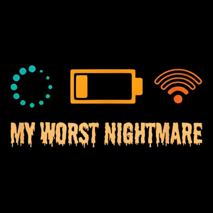 Low Battery No Wifi And Game Buffering My Worst Nightmare Gift 7-Panel Snapback Hat