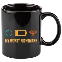 Low Battery No Wifi And Game Buffering My Worst Nightmare Gift 11oz C Handle Ceramic Mug