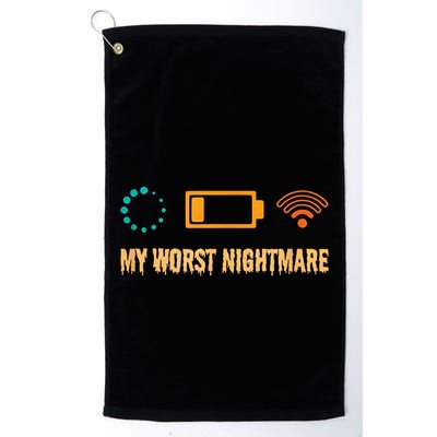 Low Battery No Wifi And Game Buffering My Worst Nightmare Gift Golf Towel