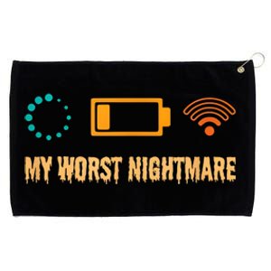 Low Battery No Wifi And Game Buffering My Worst Nightmare Gift Grommeted Golf Towel